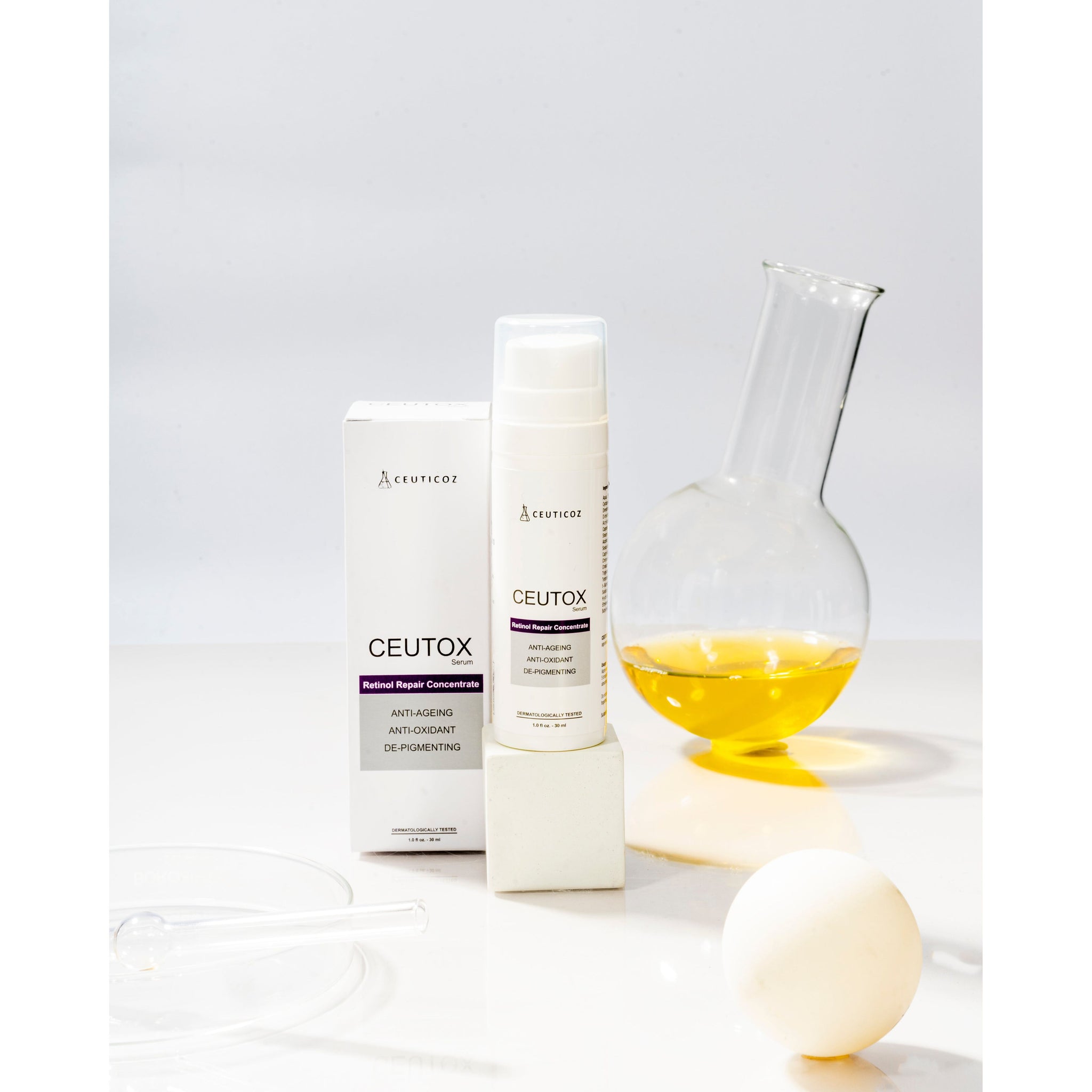 Combo - Ceuticoz Ceutox Advanced Serum 0.5 % Retinol & Ceutox Serum 0.1 % Retinol