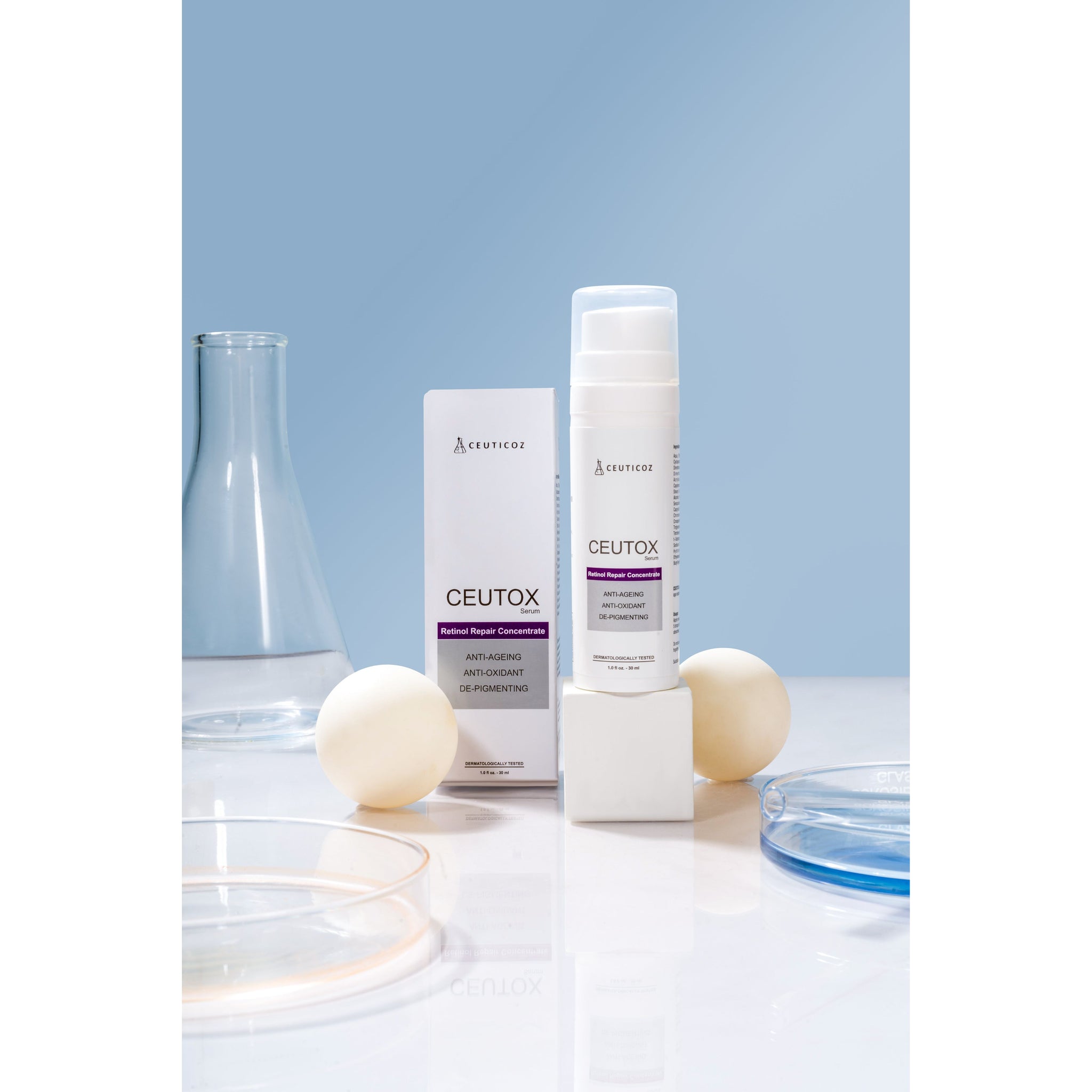 Combo - Ceuticoz Ceutox Advanced Serum 0.5 % Retinol & Ceutox Serum 0.1 % Retinol