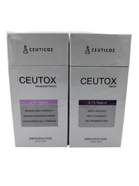 Combo - Ceuticoz Ceutox Advanced Serum 0.5 % Retinol & Ceutox Serum 0.1 % Retinol