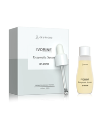 Combo - Ceuticoz Ivorine Skin Brightening Enzymatic Serum 10% Actizyme &  Ivorine Skin Brightening Sleeping Mask