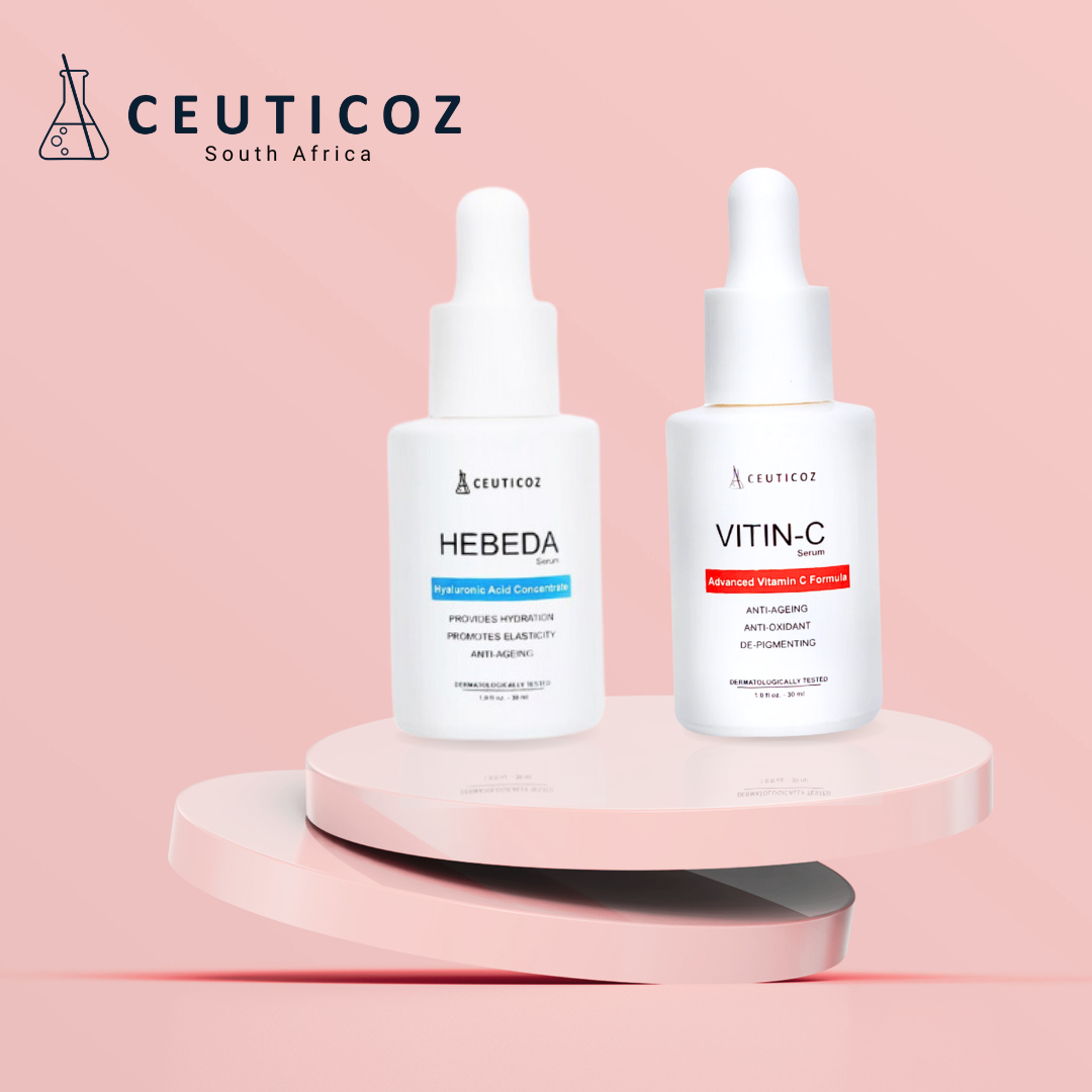 Combo- Hebeda Hyaluronic,  Vitin-C Vitamin C Serum